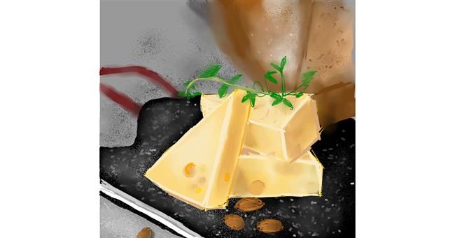 Käse-Zeichnung von Clar