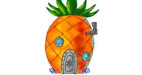 Drawing of Pineapple by Cucumberjoe