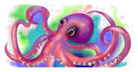 Drawing of Squid by justme❤️