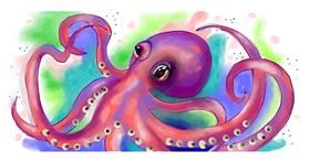 Drawing of Squid by justme❤️