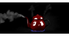 Drawing of Teapot by Çhåching