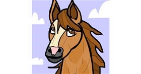 Drawing of Horse by The Art Teacher