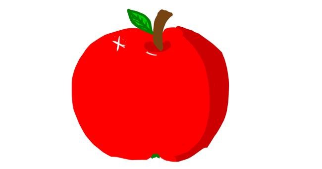 Drawing of Apple by Gabi