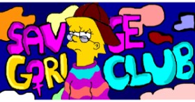 Drawing of Lisa Simpson by Aprix