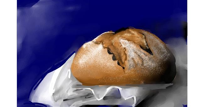 Drawing of Bread by Rose rocket