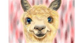 Drawing of Llama by Wizard