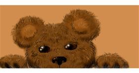 Drawing of Teddy bear by Yukhei