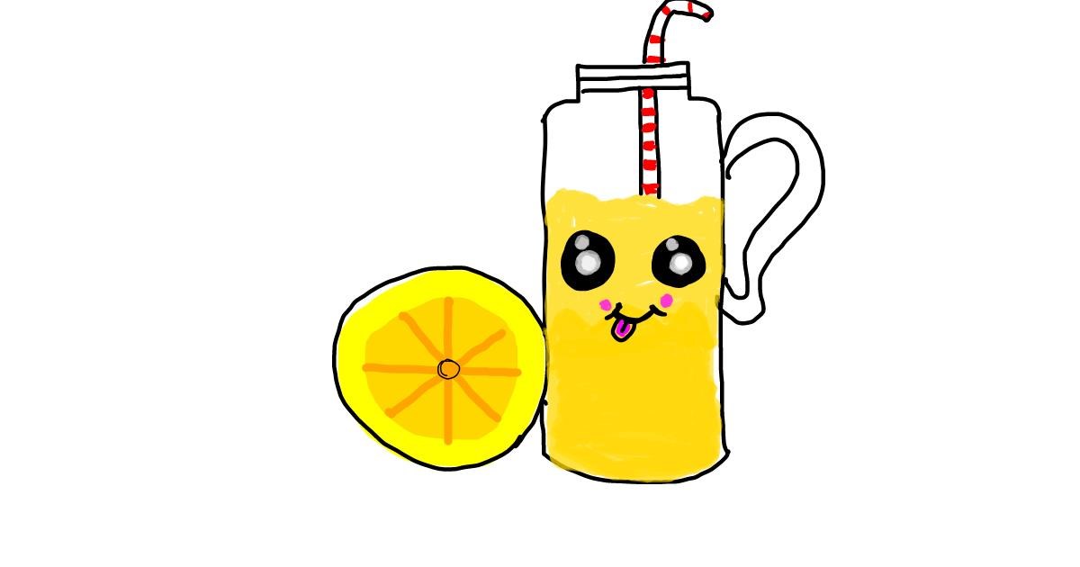 Drawing of Lemon by Gabi