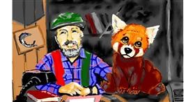 Crvena panda - autor: flowerpot