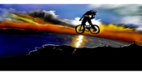 Drawing of Bicycle by Çhåching