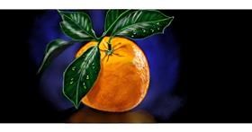 Orange-Zeichnung von Çhåching