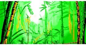 Wald-Zeichnung von Swimmer 