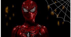 Drawing of Spiderman by Eclat de Lune