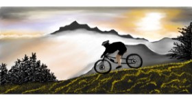 Drawing of Bicycle by Çhåching