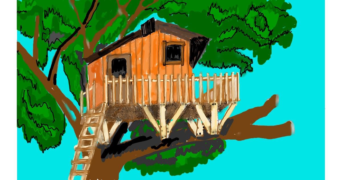 Drawing of Treehouse by SAM AKA MARGARET 🙄