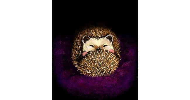 Drawing of Hedgehog by 🌌Mom💕E🌌