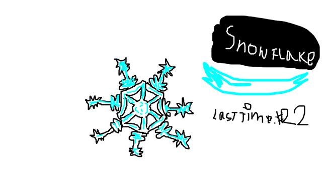 Drawing of Snowflake by Emmaisnotintresetedand