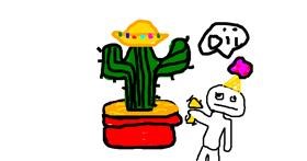 Drawing of Cactus by Ji-soo