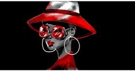 Drawing of Sunglasses by Eclat de Lune