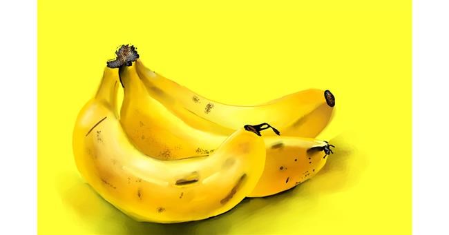Drawing of Banana by Rose rocket