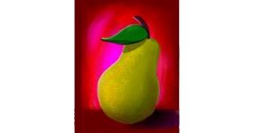 Drawing of Pear by Sarahsays