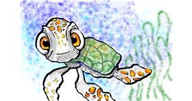 Drawing of Tortoise by jeff