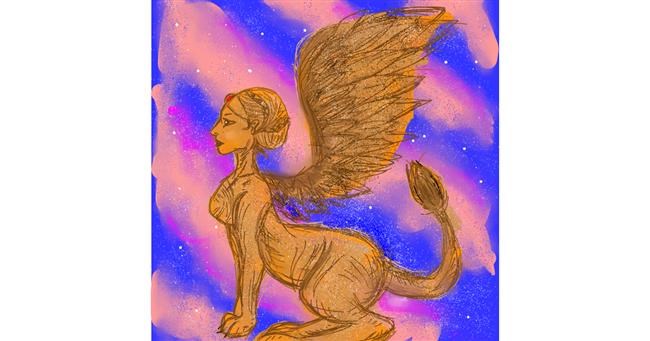 Sphinx-Zeichnung von Fazila