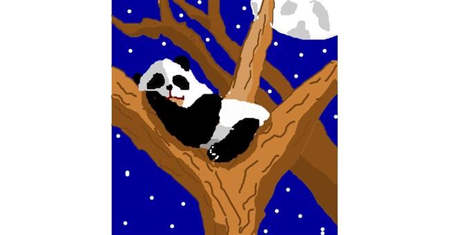 Panda-Zeichnung von jjman