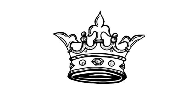 Drawing of Crown by Dussdusske