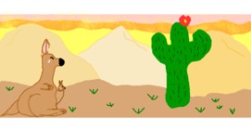 Drawing of Kangaroo by Eliza_Schuyler28