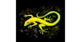Drawing of Lizard by Dexl