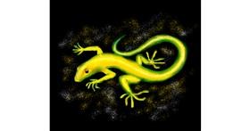 Drawing of Lizard by Dexl