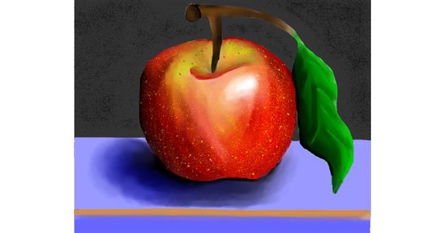 Drawing of Apple by Freny