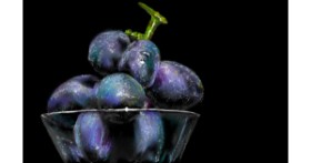 Drawing of Grapes by teidolo