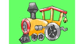 Drawing of Train by ThasMe13