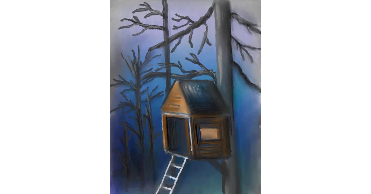 Drawing of Treehouse by Vinci