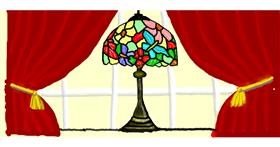 Drawing of Lamp by Debidolittle