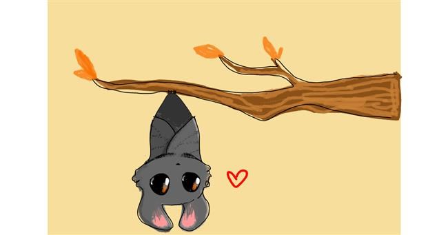 Drawing of Bat by Redd_Pandaii