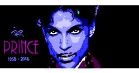 Drawing of Prince by Annie