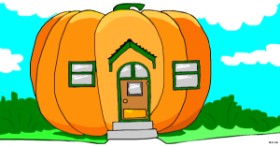 Drawing of Pumpkin by Swimmer