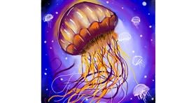 Drawing of Jellyfish by Zeemal