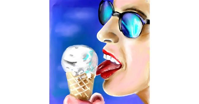 Drawing of Ice cream by ⋆su⋆vinci彡