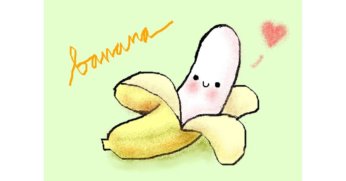 Drawing of Banana by 🌈SunShine🐴🌻