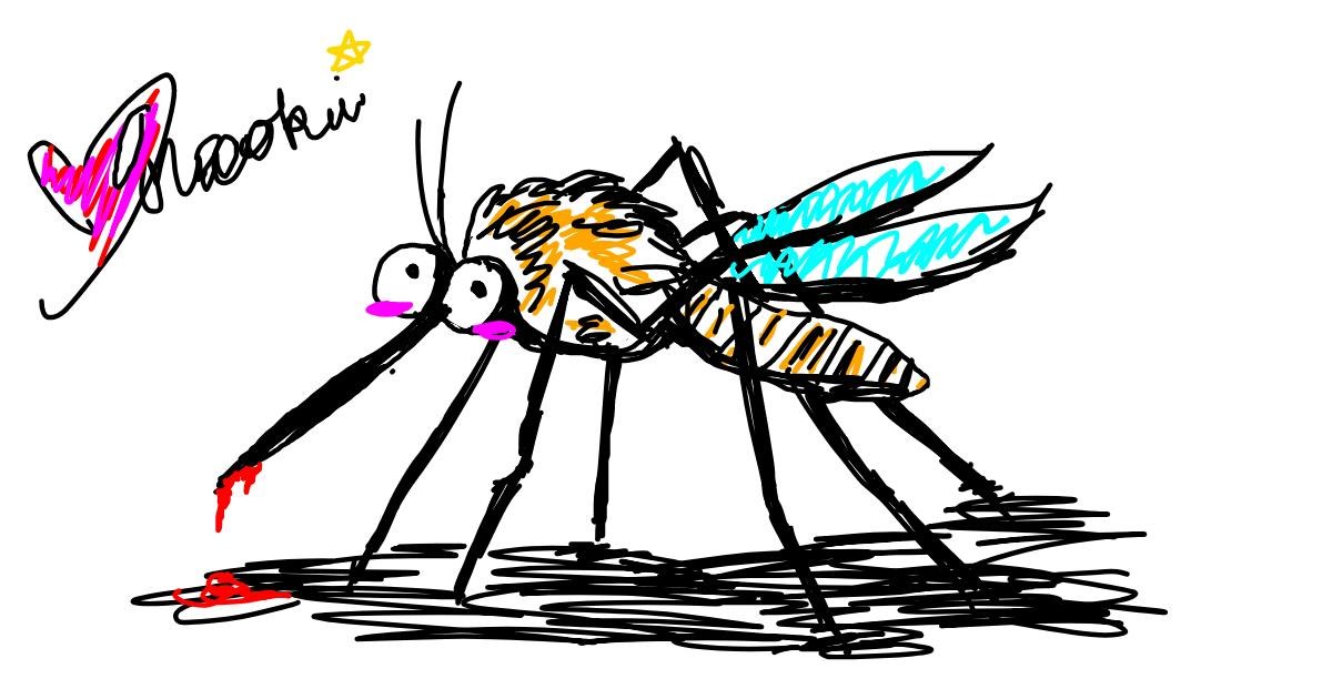 Drawing of Mosquito by Meowki