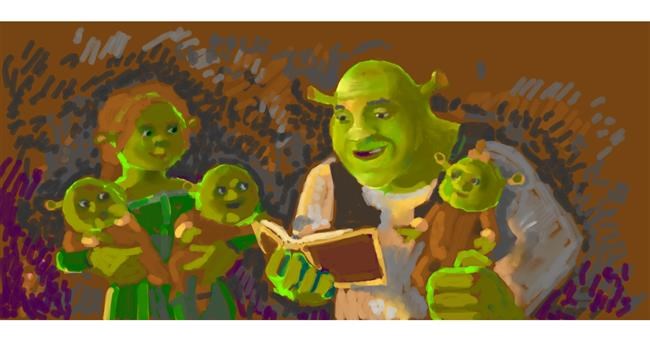 Drawing of Shrek by Женя