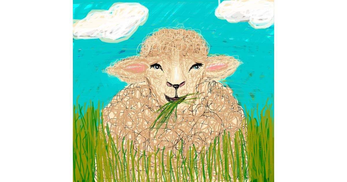 Drawing of Sheep by Brownies✨