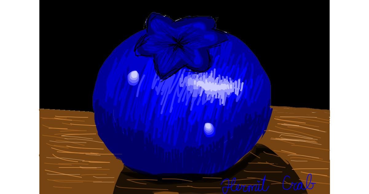 Drawing of Blueberry by Bigoldmanwithglasses