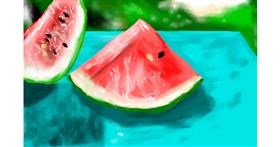 Drawing of Watermelon by Effulgent Emerald