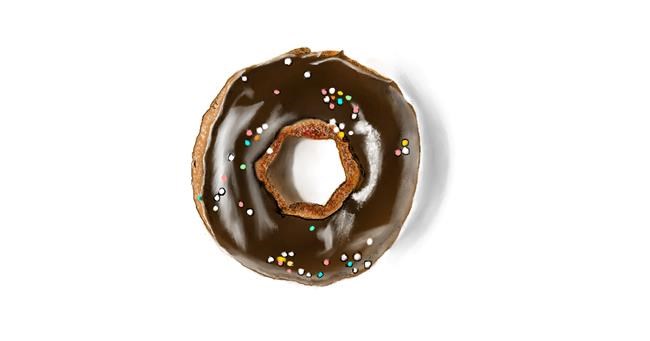 Drawing of Donut by Chaching