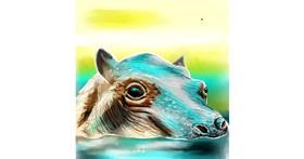 Drawing of Hippo by ⋆su⋆vinci彡